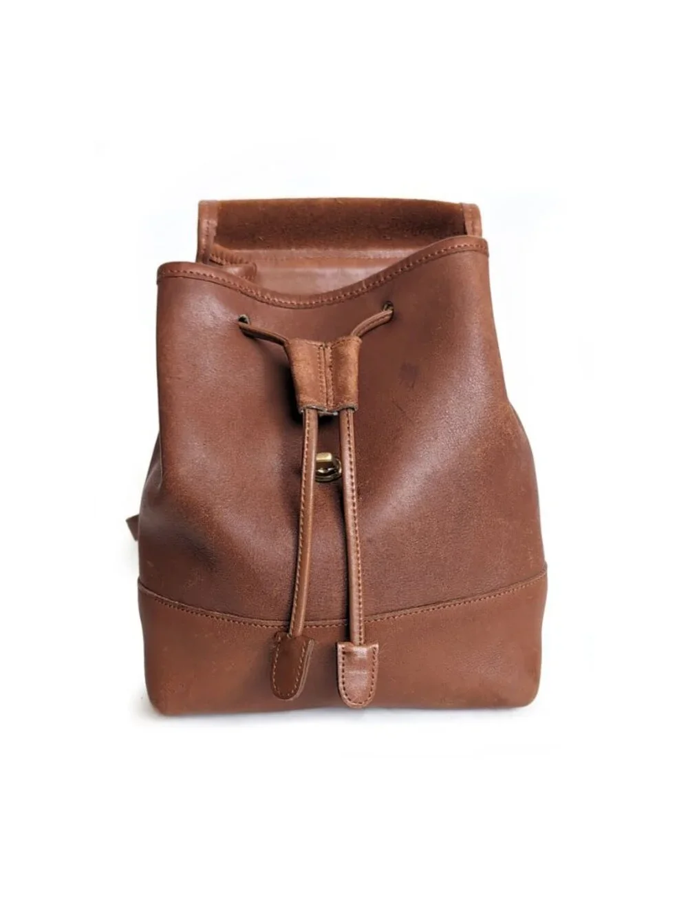 Vintage Coach Leather Daypack Backpack 9960, British tan - Picture 12 of 12